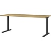 Profi 180 cm Bureautafel Grandson Eiken / Zwart