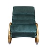 Lounger Relaxfauteuil Velvet Groen