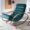 Lounger Relaxfauteuil Velvet Groen