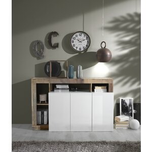 Benvenuto Design Hamburg Dressoir 3 deurs Wit / Eiken