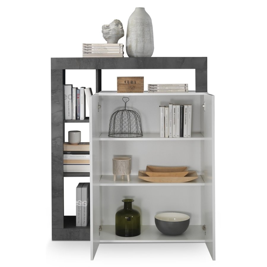 Hamburg Opbergkast Wit / Oxid Hamburg Opbergkast Wit / Oxid