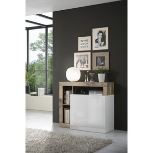 Benvenuto Design Hamburg Dressoir 2 deurs Wit / Eiken