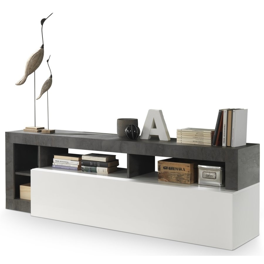 Hamburg TV-meubel Wit / Oxid Hamburg TV-meubel Wit / Oxid