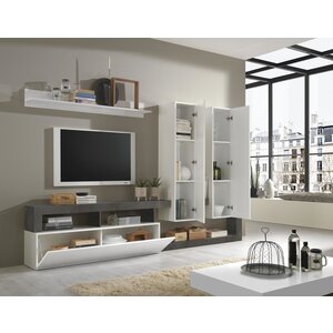 Benvenuto Design Hamburg TV-wandmeubel Wit / Oxid