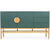 Scoop Dressoir Groen / Eiken