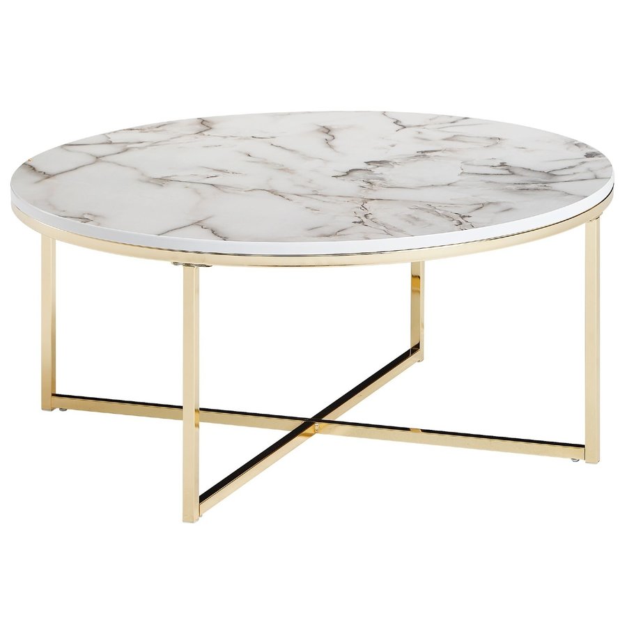 Lily Salontafel Rond Wit