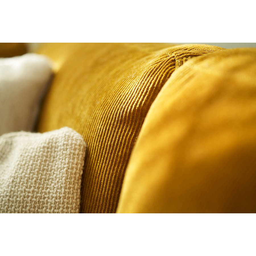 Sigge 3-zits Hoekbank Links Mosterdgeel Sigge 3-zits Hoekbank Links Mosterdgeel