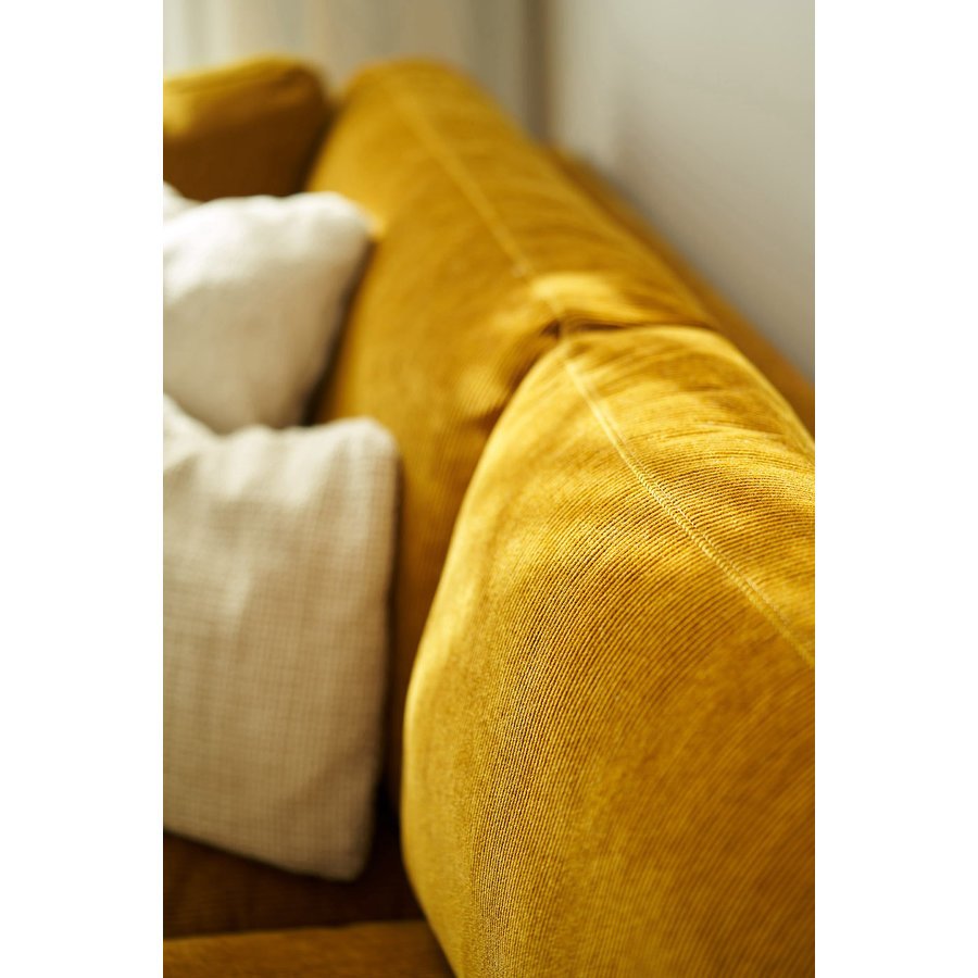 Sigge 3-zits Hoekbank Links Mosterdgeel Sigge 3-zits Hoekbank Links Mosterdgeel