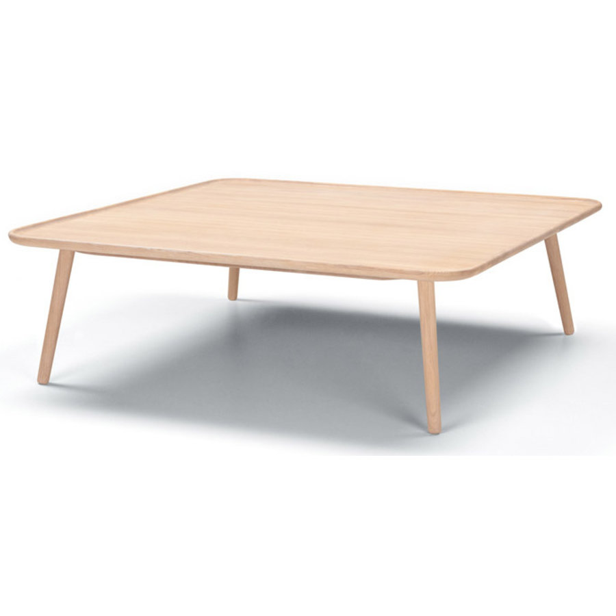 Love 120 x 120 Salontafel Blank Eiken