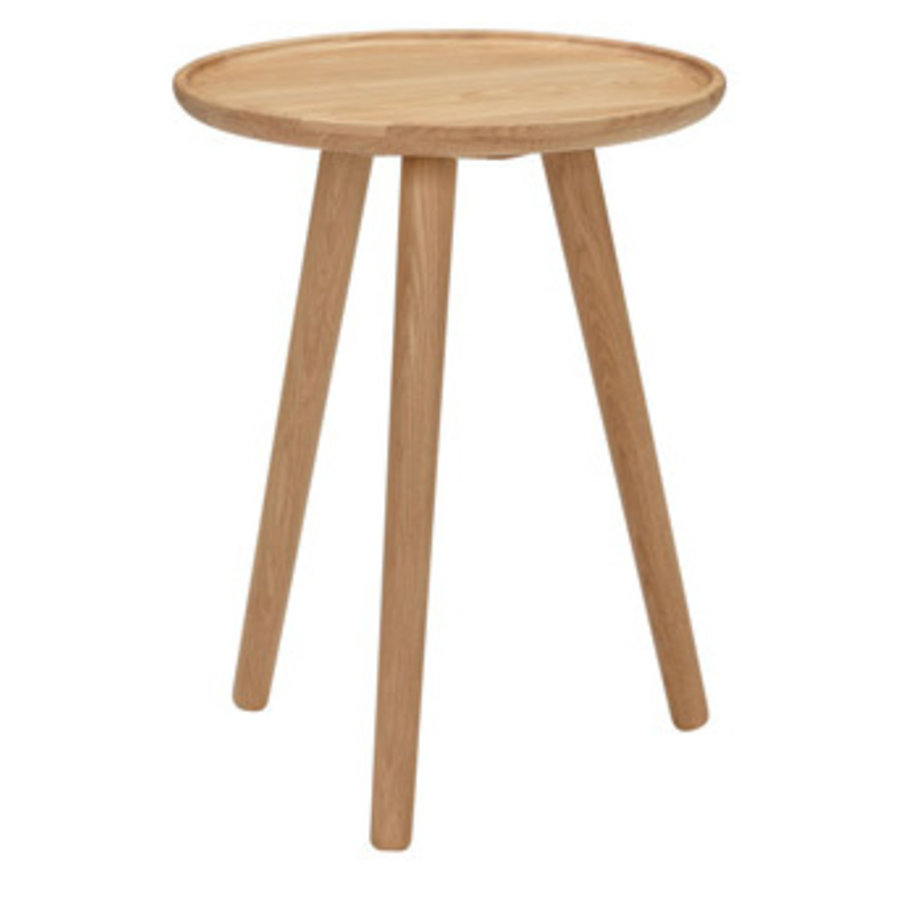 Love Ronde Bijzettafel Naturel Eiken