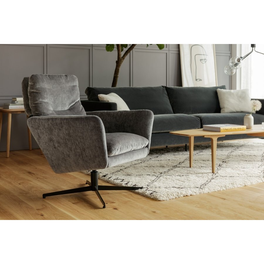 Amy Fauteuil Grijs