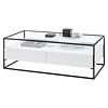 Evora Salontafel Glas Wit