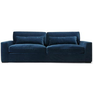 Sits New York 3-zits Bank XL Velvet Donkerblauw