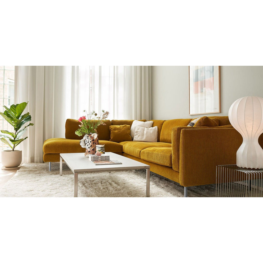 Sigge 3-zits Hoekbank Links Mosterdgeel Sigge 3-zits Hoekbank Links Mosterdgeel