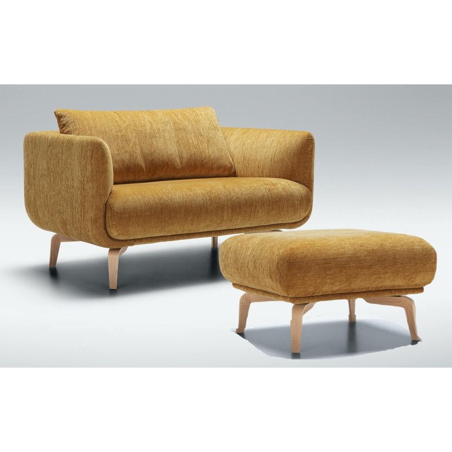 Moa Loveseat Fauteuil Mosterd Moa Loveseat Fauteuil Mosterd