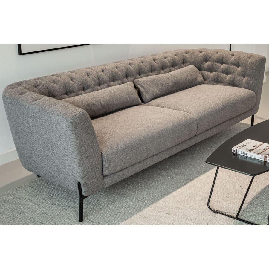 Valentin 4-zits Bank Grijs / Bruin