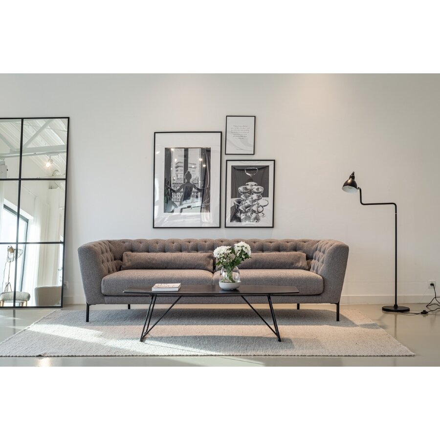 Valentin 4-zits Bank Grijs / Bruin