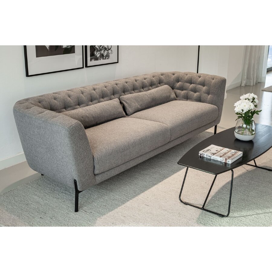 Valentin 4-zits Bank Grijs / Bruin