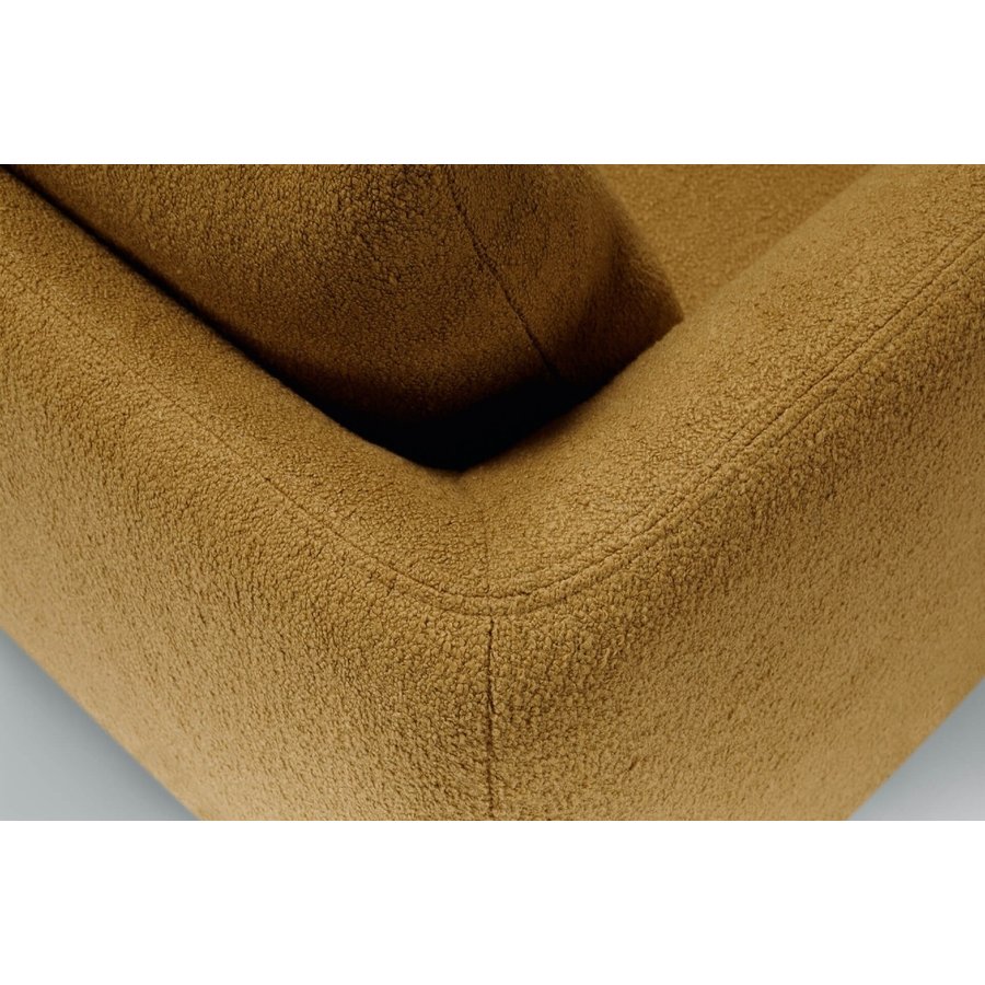 Moa 3-zits + Chaise Longue Hoekbank Mosterd Moa 3-zits + Chaise Longue Hoekbank Mosterd