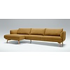 Moa Chaise Longue + 3-zits Hoekbank Mosterd