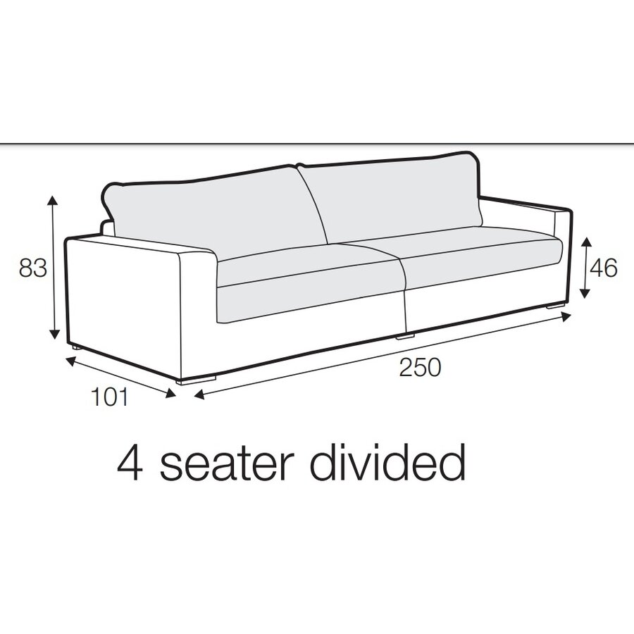 Sophia 4-zits Bank Nature Sophia 4-zits Bank Nature