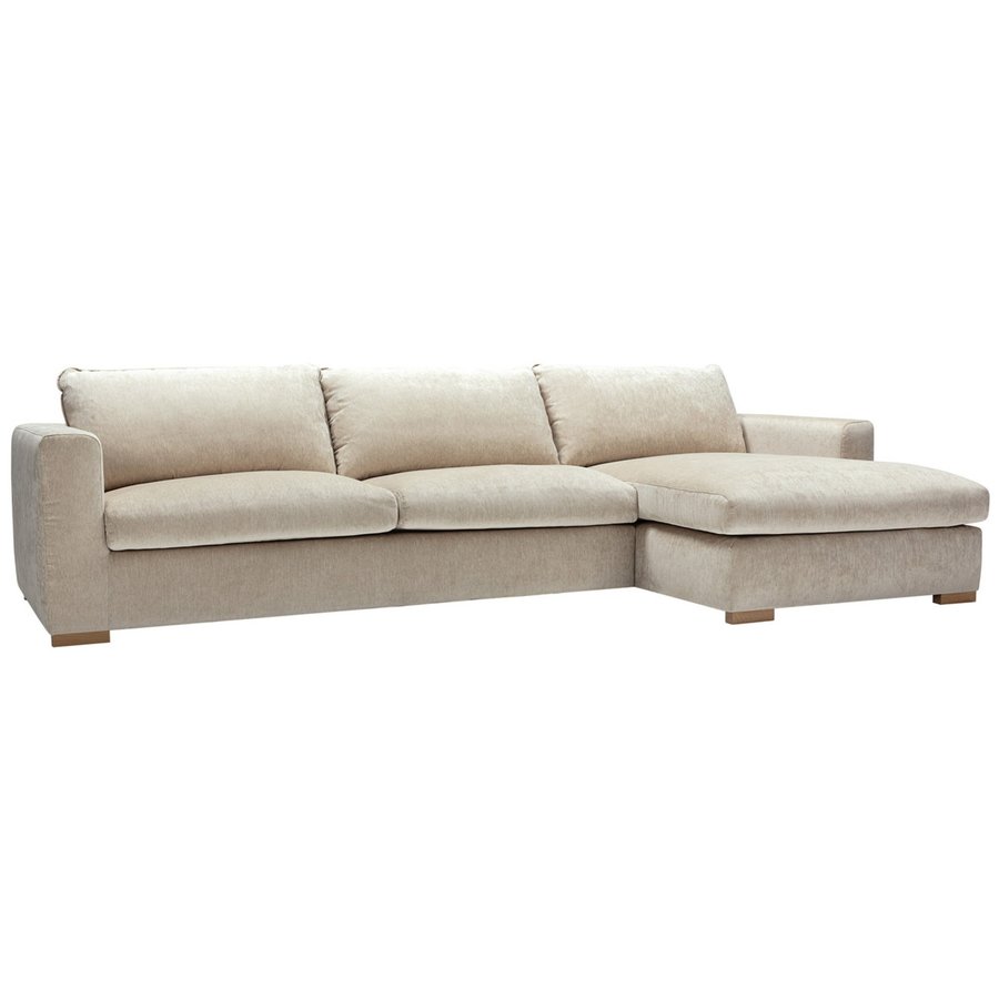 Sophia 3-zits + Chaise Longue Hoekbank Nature Sophia 3-zits + Chaise Longue Hoekbank Nature