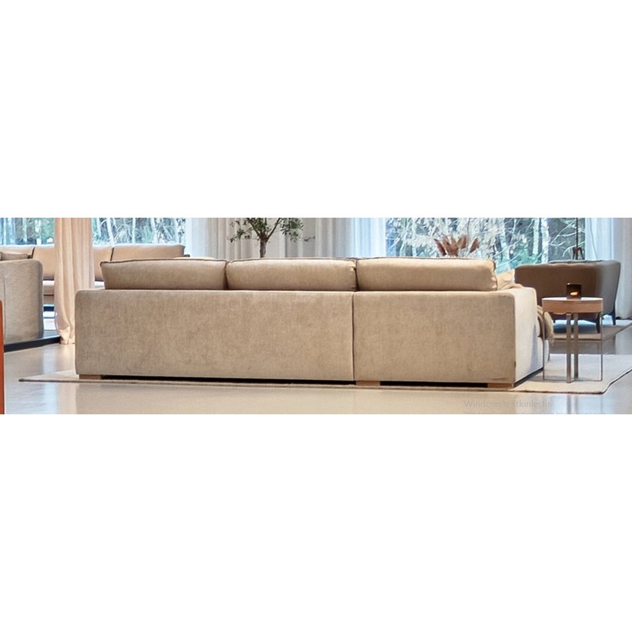 Sophia Chaise Longue + 3-zits Hoekbank Nature Sophia Chaise Longue + 3-zits Hoekbank Nature