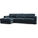 Sophia Chaise Longue + 3-zits Hoekbank Donkerblauw