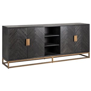 Richmond Interiors Blackbone Dressoir Geborsteld Goud