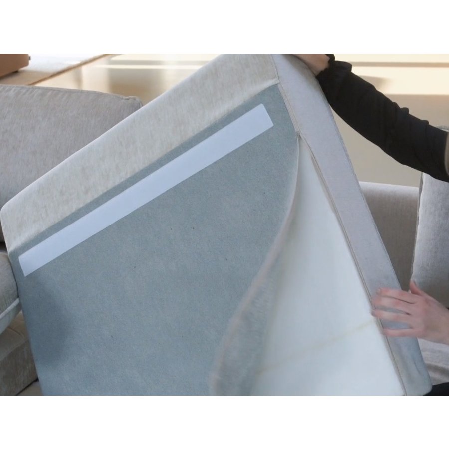 Sophia Chaise Longue + 2-zits Hoekbank Nature Sophia Chaise Longue + 2-zits Hoekbank Nature