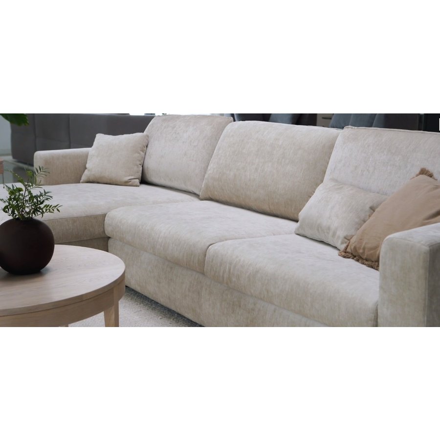 Sophia Chaise Longue + 2-zits Hoekbank Nature Sophia Chaise Longue + 2-zits Hoekbank Nature