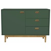 Svea Dressoir 114 cm Groen / Eiken