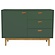 Svea Dressoir 114 cm Groen / Eiken