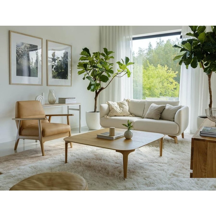 Moa 2-zits Bank Gebroken Wit Moa 2-zits Bank Gebroken Wit