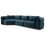 Sits Cleo Cozy Corner Hoekbank + 2x1-Zit Blauw Sits Cleo Cozy Corner Hoekbank + 2x1-Zit Blauw