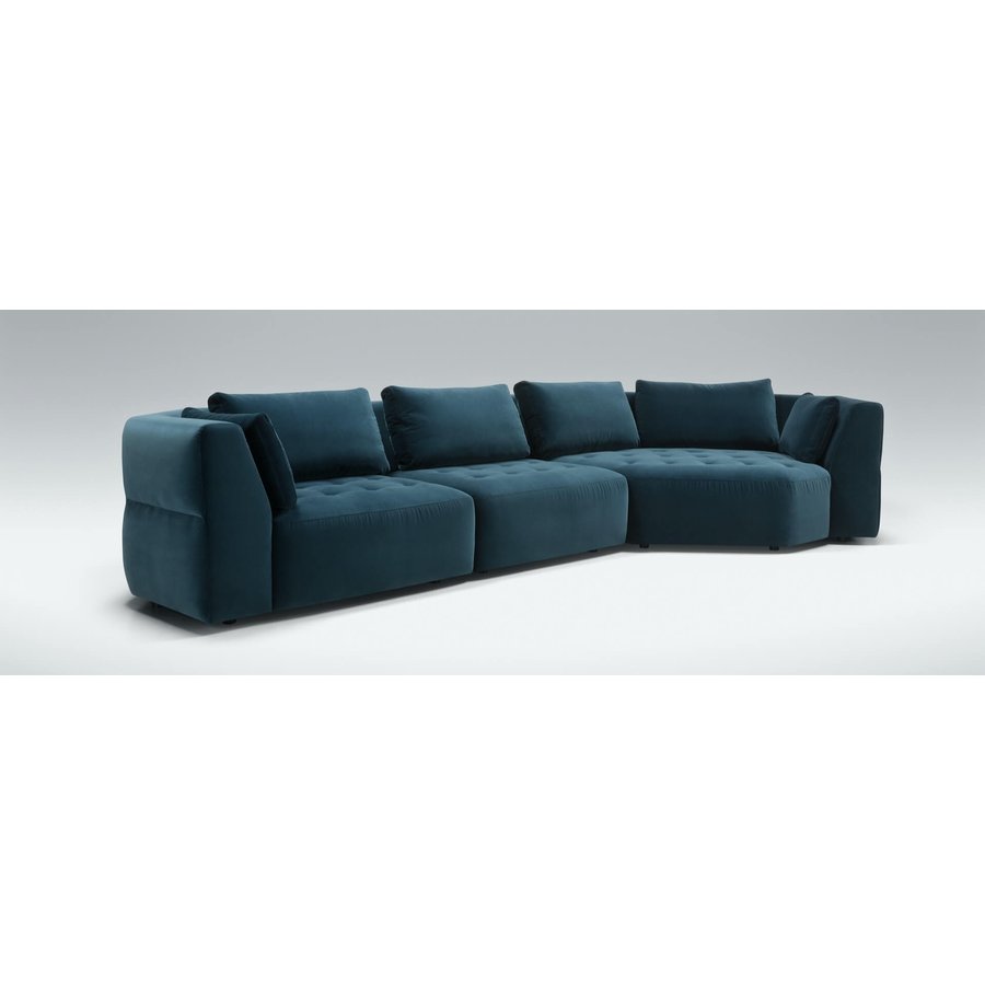 Cleo 2x1-Zit + Cozy Corner Hoekbank Blauw Cleo 2x1-Zit + Cozy Corner Hoekbank Blauw