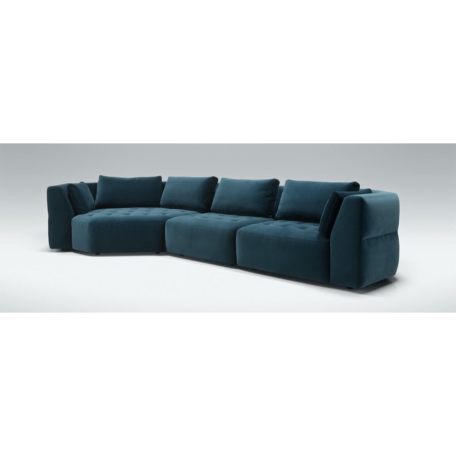 Cleo Cozy Corner Hoekbank + 2x1-Zit Blauw Cleo Cozy Corner Hoekbank + 2x1-Zit Blauw