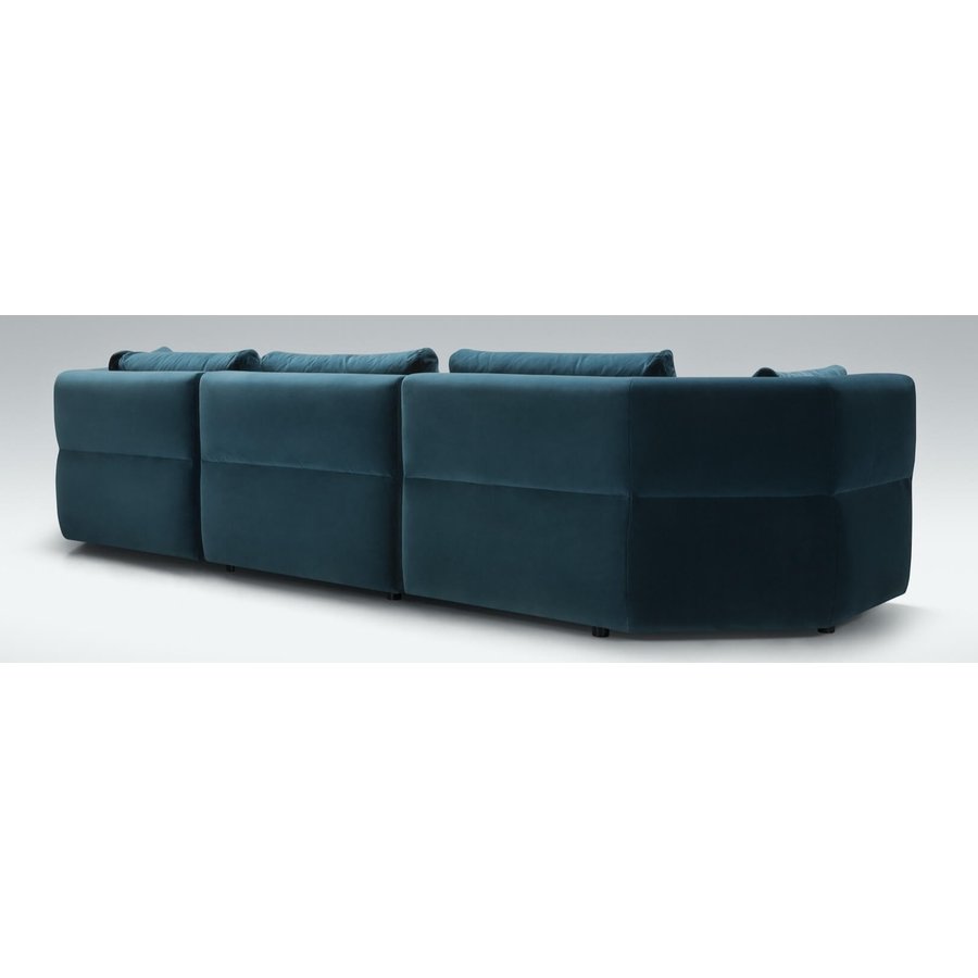 Cleo 2x1-Zit + Cozy Corner Hoekbank Blauw Cleo 2x1-Zit + Cozy Corner Hoekbank Blauw