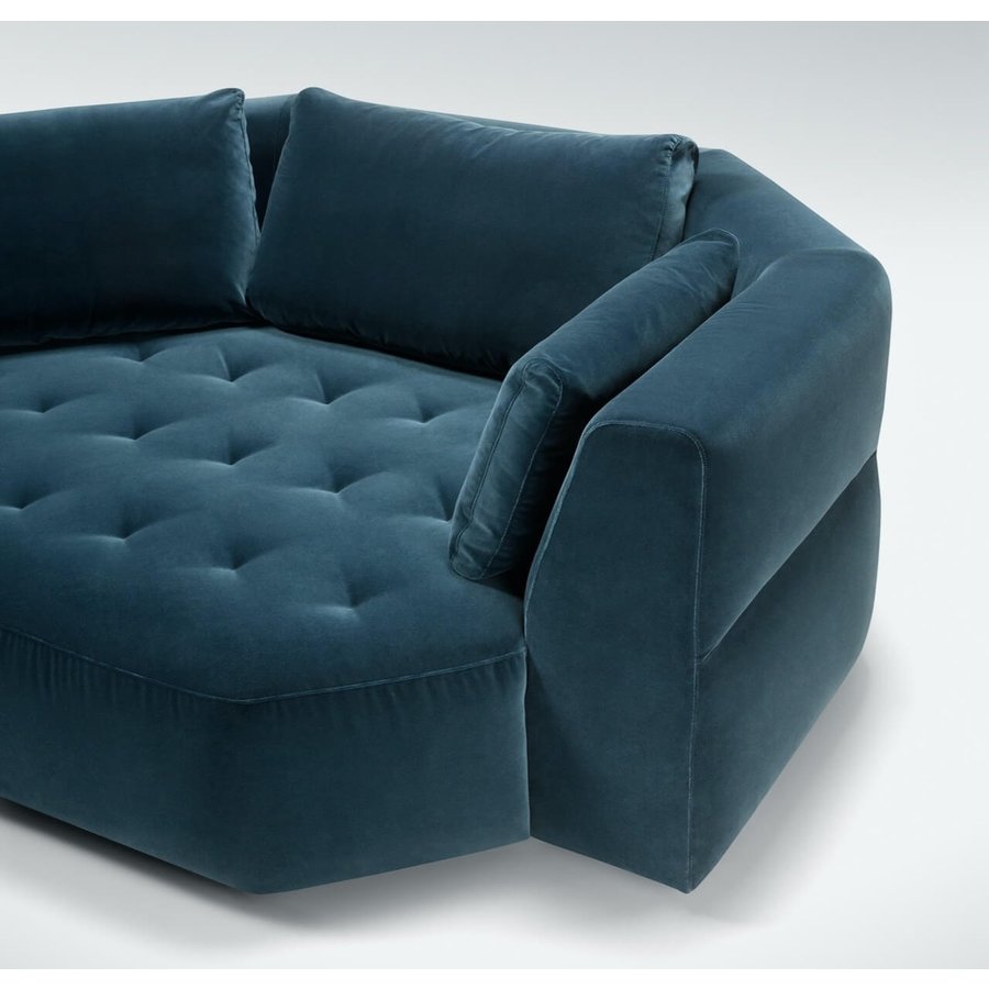 Cleo 2x1-Zit + Cozy Corner Hoekbank Blauw Cleo 2x1-Zit + Cozy Corner Hoekbank Blauw