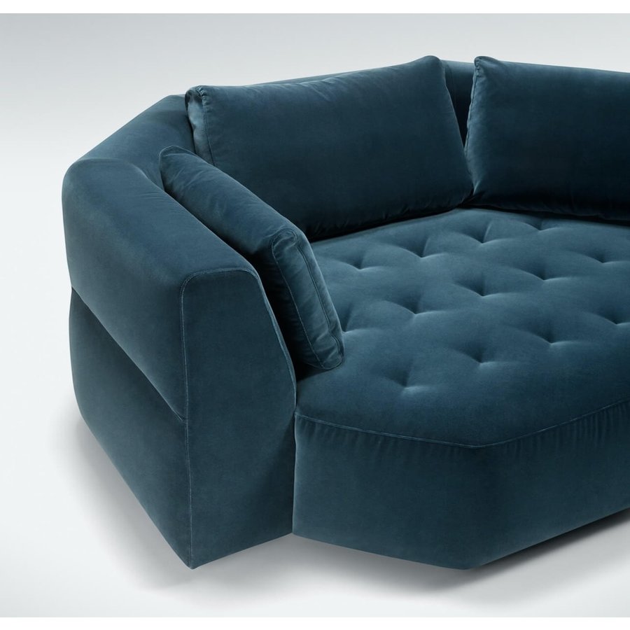 Cleo Cozy Corner Hoekbank + 2x1-Zit Blauw Cleo Cozy Corner Hoekbank + 2x1-Zit Blauw