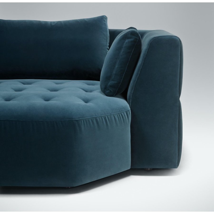Cleo 2x1-Zit + Cozy Corner Hoekbank Blauw Cleo 2x1-Zit + Cozy Corner Hoekbank Blauw