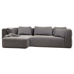 Sits Cleo Chaise Longue + 2-Zits Bank Grijs