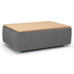 Sits Cleo Voetstoel/Hocker met Opbergruimte Grijs Sits Cleo Voetstoel/Hocker met Opbergruimte Grijs