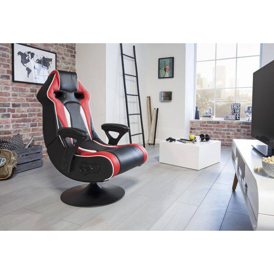 Specter Gamestoel Rood met Bluetooth Tweedekans