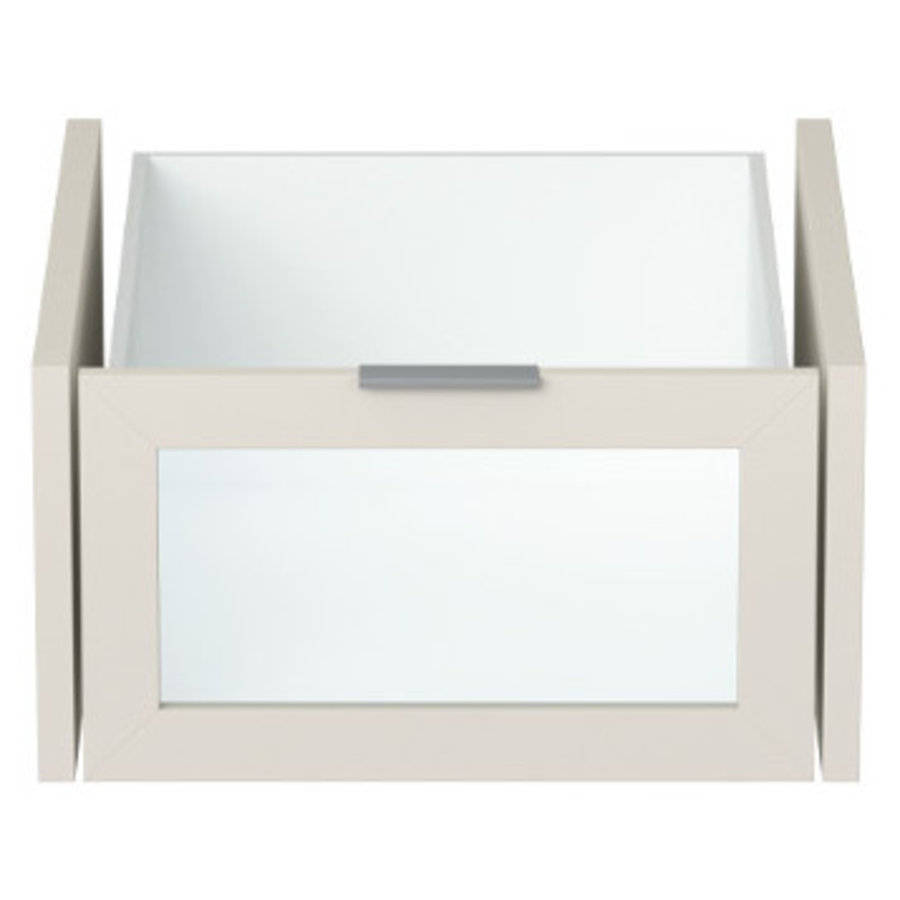Kleine Hoge Binnenschuiflade met Glazen Front