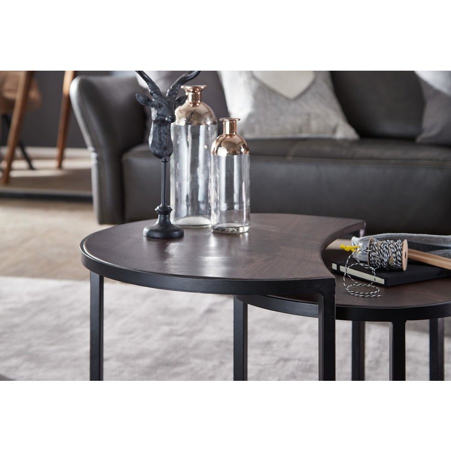 Cakey Salontafel Set Donkerbruin Cakey Salontafel Set Donkerbruin
