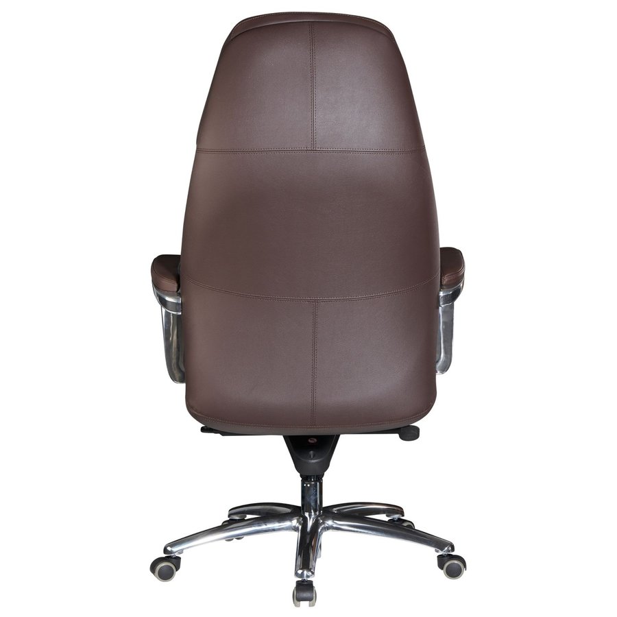 Maxima Bureaustoel Leer Donkerbruin Maxima Bureaustoel Leer Donkerbruin