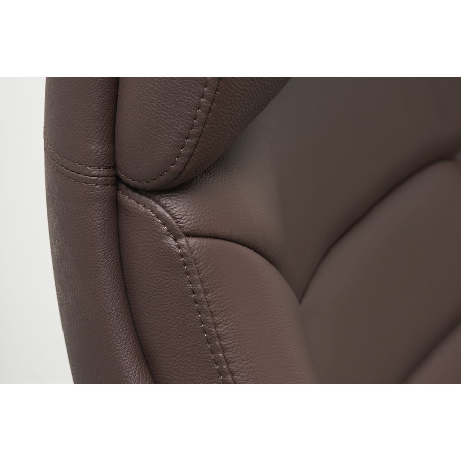 Maxima Bureaustoel Leer Donkerbruin Maxima Bureaustoel Leer Donkerbruin