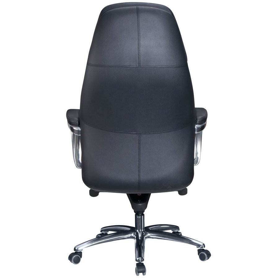 Maxima Bureaustoel Leer Zwart Maxima Bureaustoel Leer Zwart