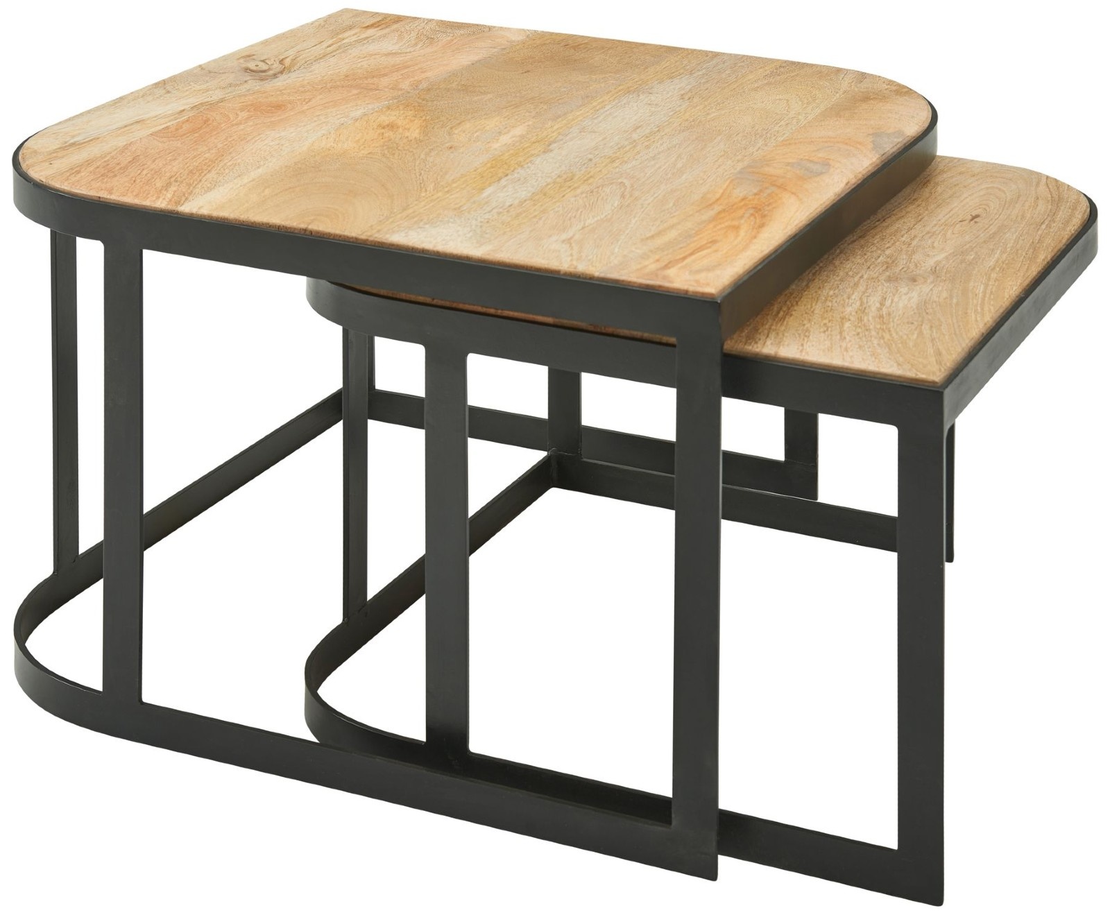 Sky Style Cakey Vierkante Salontafel Set Lichtbruin